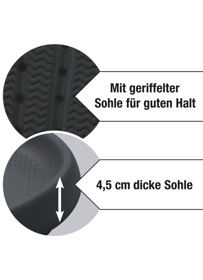 Wolkenslippers Relaxvital ZWART