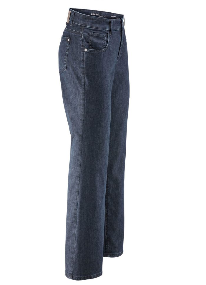 Jeans met modieuze wijde pijpen 