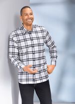 Geruit overhemd met button-downkraag 