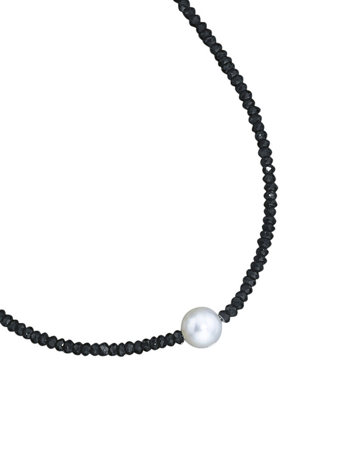 Modern collier met Akoya gekweekte parel 