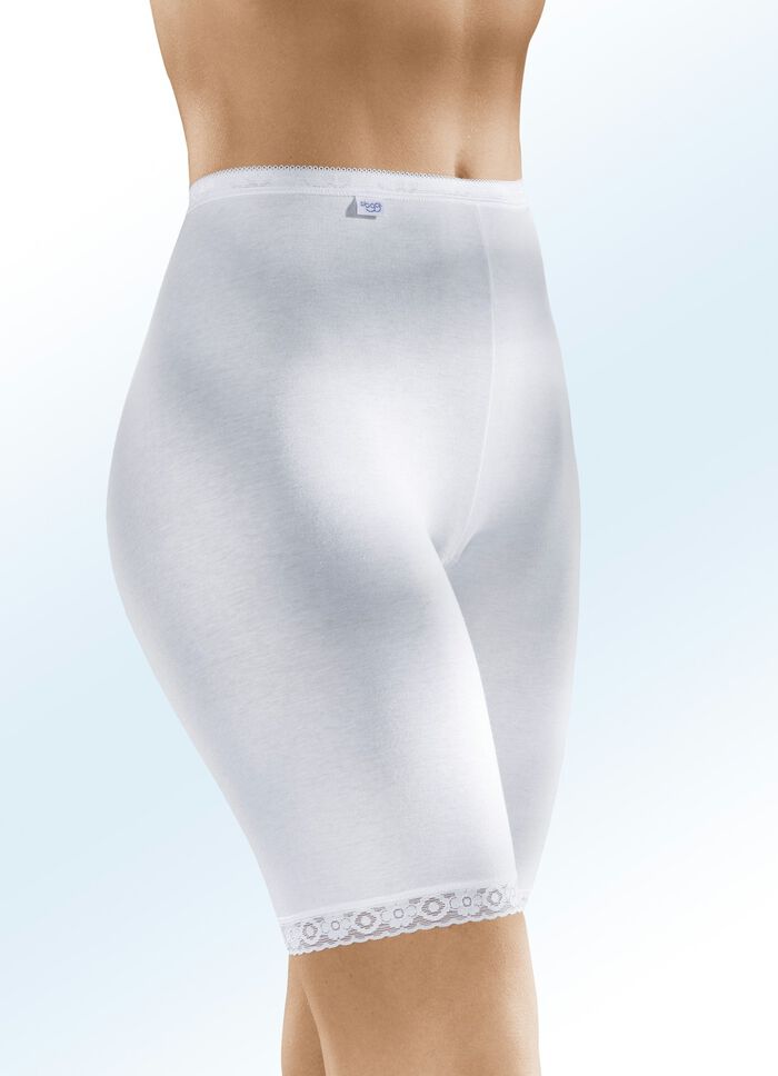 Sloggi set van twee slips met elastisch kant 