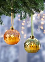 LED-kaars met flikkerend effect, set van 2 