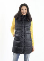 Functioneel lang vest met 2-wegritssluiting 