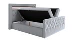 Boxspringbed met LED-verlichting en topper 