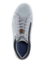 GINO GALANTE veterschoen gemaakt van nubuckleer met contrasterende biezen 