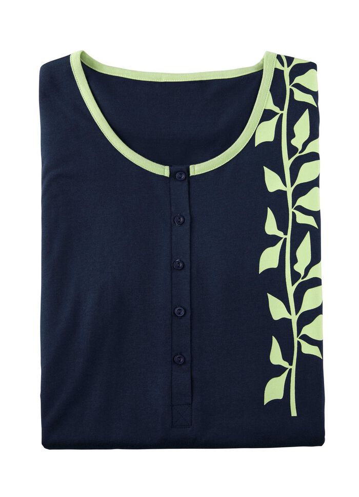 Twee-pack korte nachthemden met knoopsluiting 