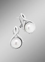 Clipconnector met gekweekte zoetwaterparel 