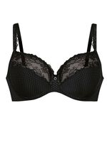 Rosa Faia beugelbh met elastische kant 