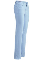 Magische jeans in 5-pocket-stijl LICHTBLAUW