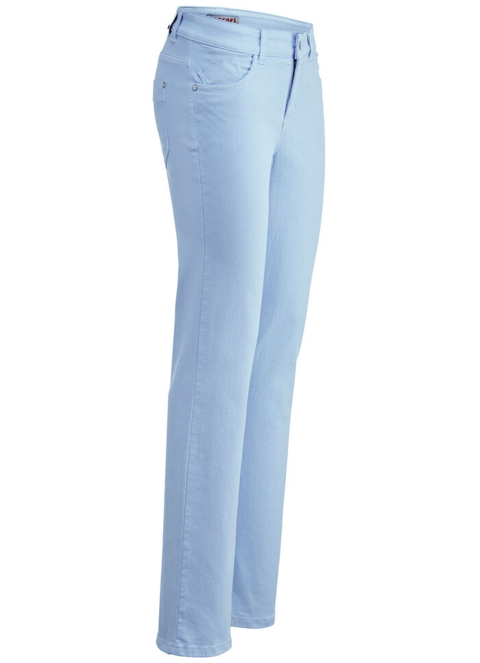 Magische jeans in 5-pocket-stijl LICHTBLAUW
