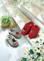 Haflinger pantoffels Caty, van hoogwaardig scheerwol 