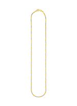 Halsketting, machinaal gegraveerd 