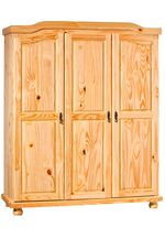 Massief grenen kledingkast 