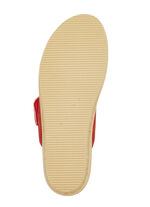 ELENA EDEN suède muiltjes ROOD