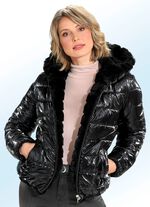 Omkeerbare jas met vaste capuchon 