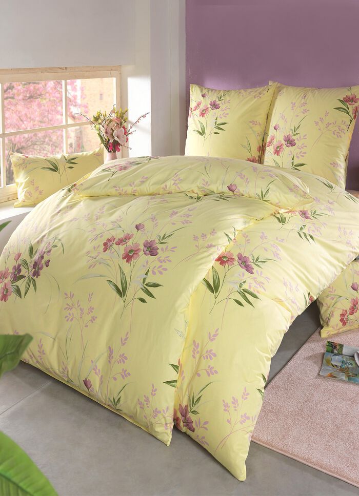 Beddengoedset in zachte renforc&eacute; kwaliteit van Florella 