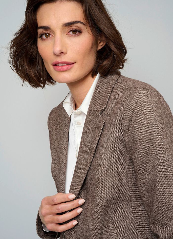 Blazer met klepzakken 