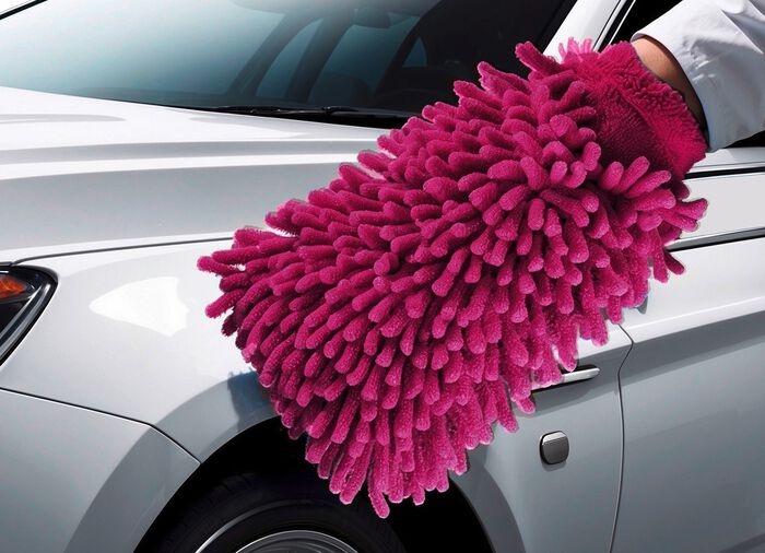 Glanzmeister Dual Color XL washandjes, set van 2 