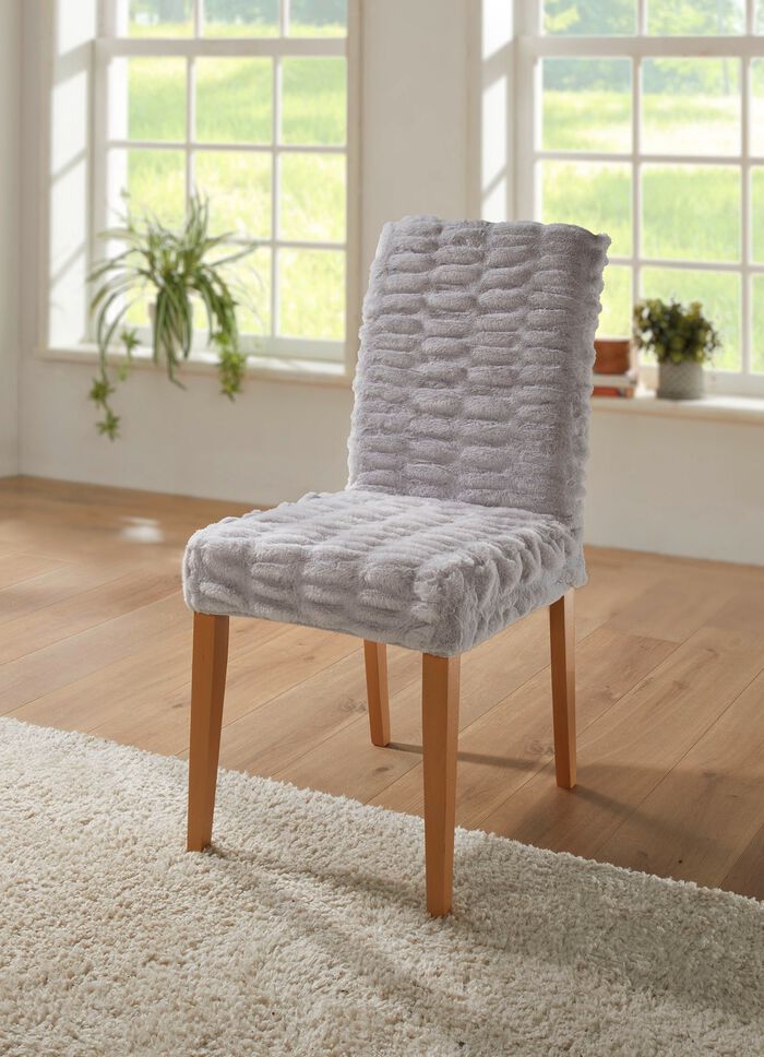 Stoelhoezen van imitatiebont 