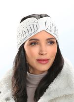 Elegante dameshoofdband met glitterapplicaties 