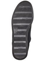 Enkellaarsjes van zacht, gewatteerd nubuckmateriaal BORDEAUX