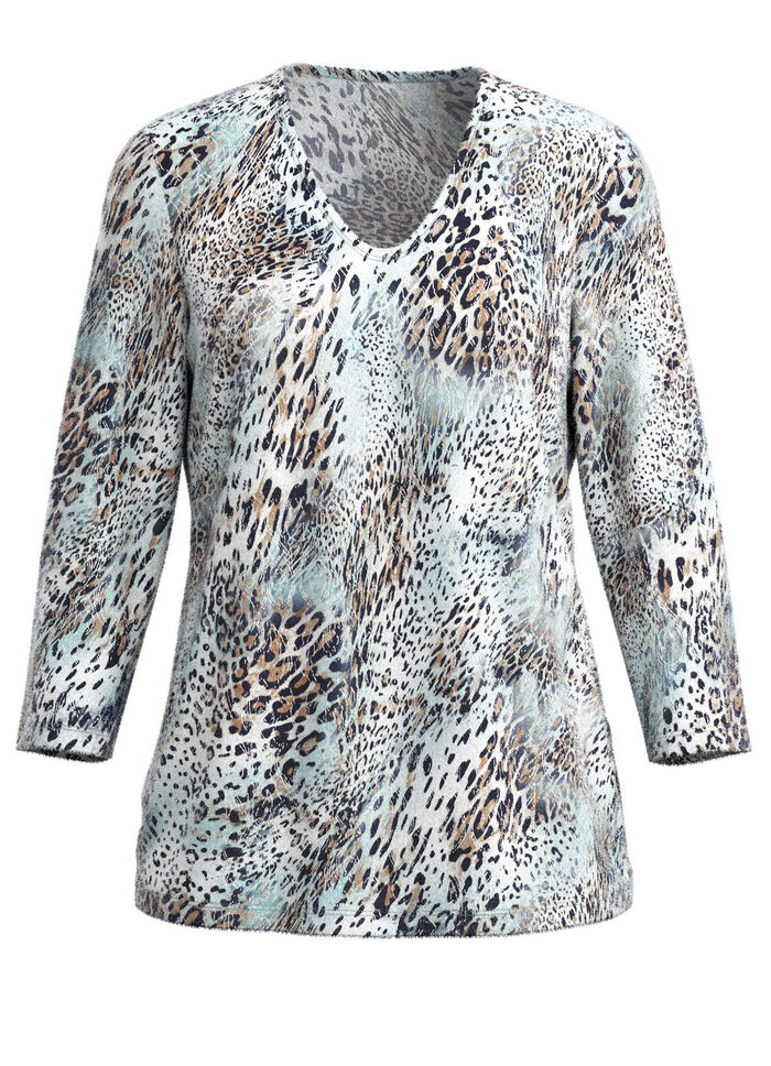 trui in jacquard fijn breisel 