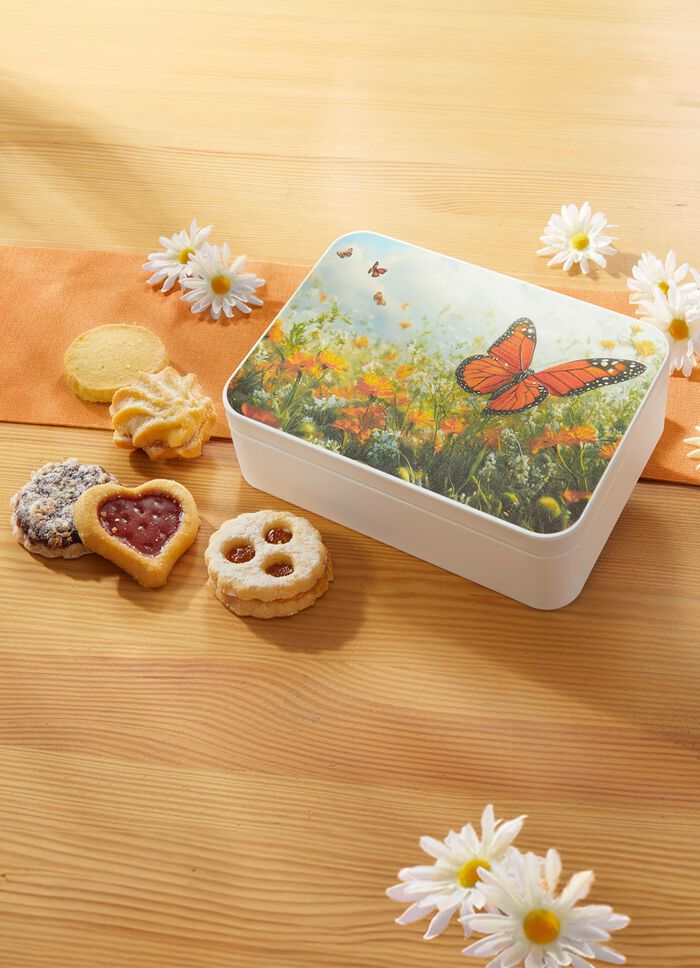 metalen blik met zoete vulling 