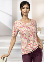 Shirt met ronde halslijn 