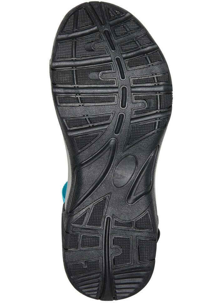 Trekkingsandalen van textielmateriaal TURQUOISE-ZWART