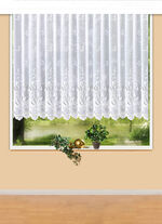 Charmant bloemengordijn met automatische plooien 