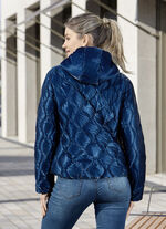 Functionele jas met vaste kap 