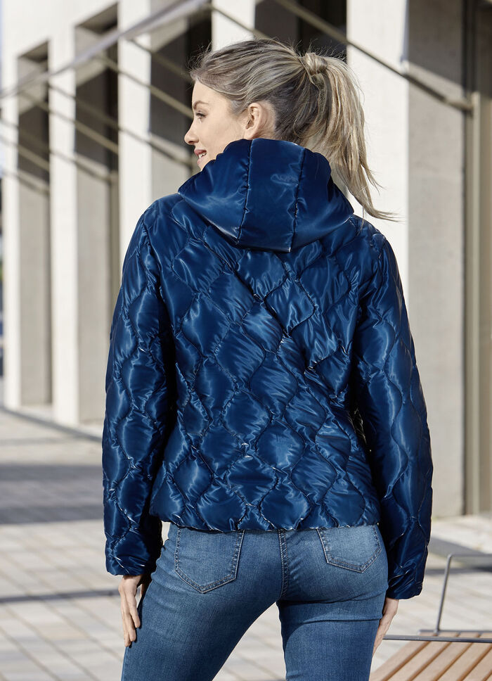 Functionele jas met vaste kap 