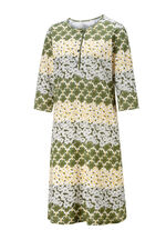 Nachthemd met randprint en hoofdband 