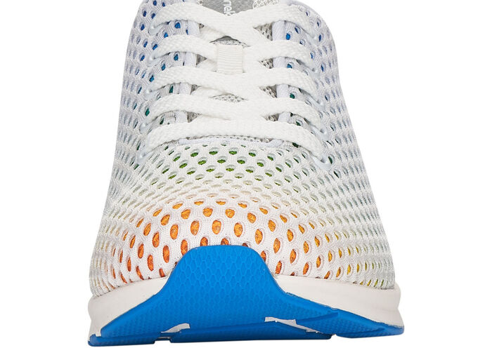Rieker sneakers met regenboog kleurverloop WIT-MULTICOLOR