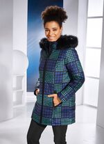 Jas met houndstooth-patroon 