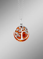 Levensboom hanger met ketting 