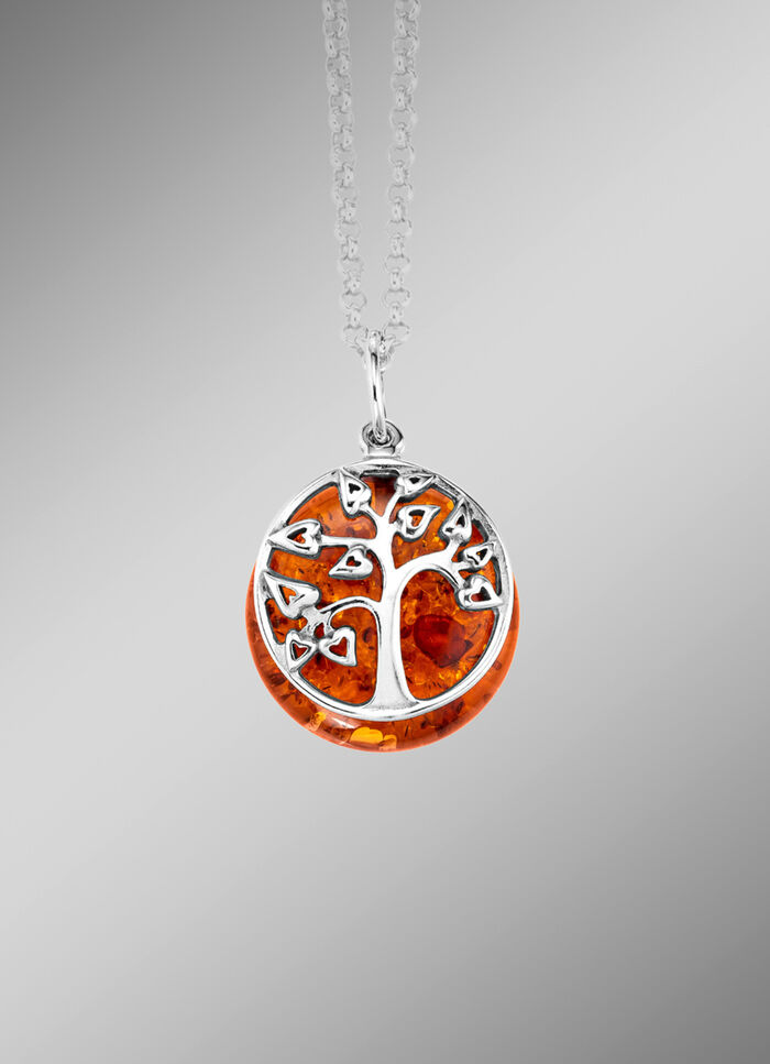 Levensboom hanger met ketting 