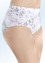 Verpakking met vier slips met bloemetjesdessin 