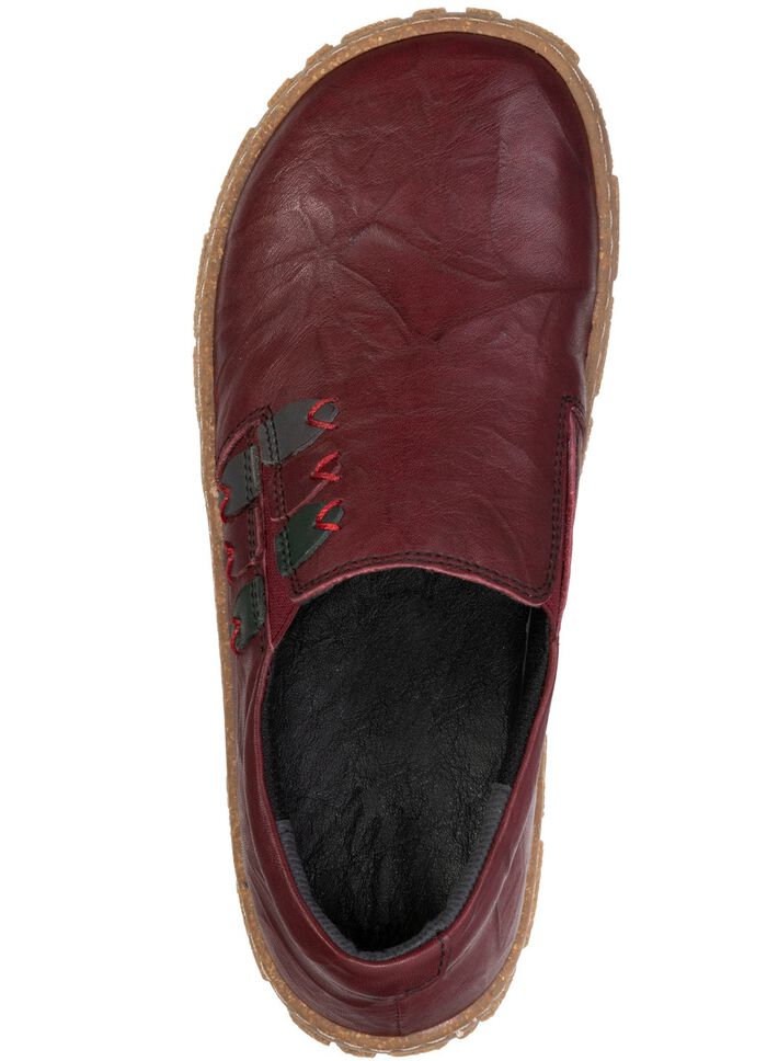 ELENA EDEN, comfortabele damesschoenen op blote voeten, breedte G, met uitneembaar voetbed BOURGONDI&Euml;