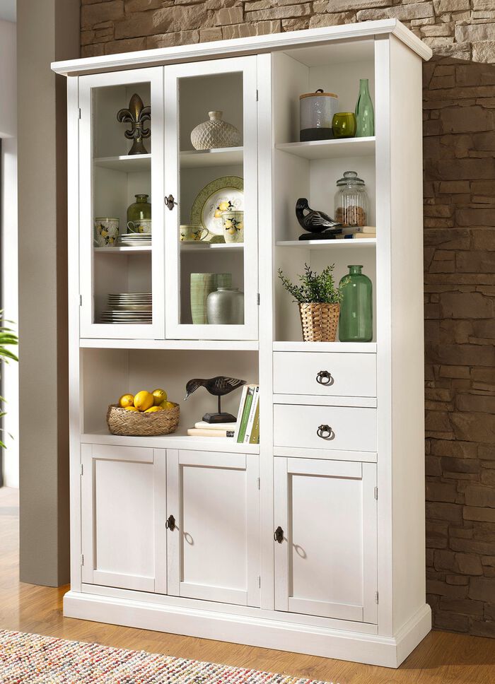 Meubelset van deels massief hout 