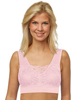 Comfort kanten bh in een set van 3 WIT HUIDKLEURIG ZW