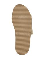 Comfortabele damessandalen, breedte H, gemaakt van gevoerd textielmateriaal 