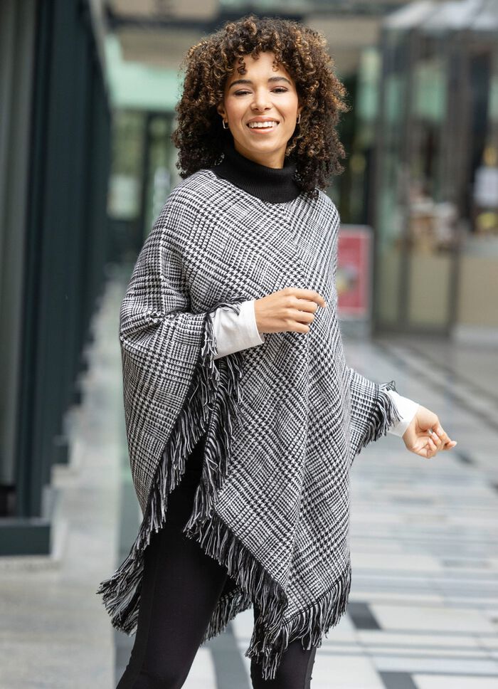 Poncho van zachte, knuffelbare kwaliteit 