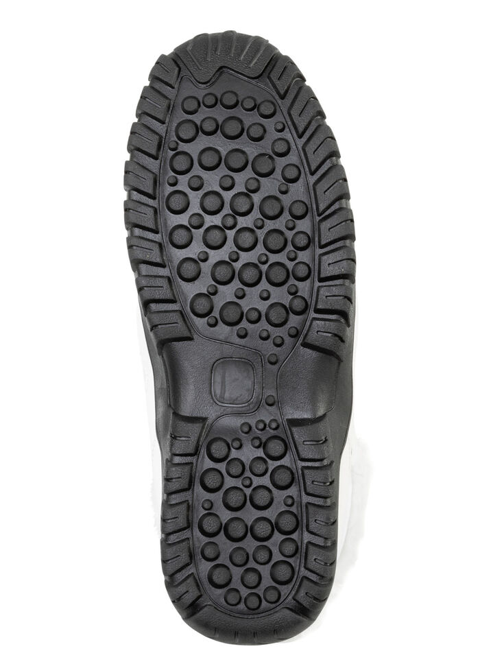 Enkellaarsjes met vetersluiting en klimaatmembraan WIT