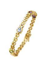 Elegante armband met echte edelstenen 