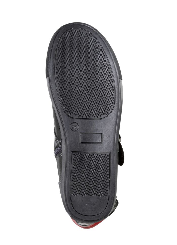 Andrea Conti laarsje met twee verstelbare decoratieve gespen GRIJS-ROOD