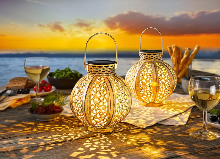 Zonne-schaduwlampen, set van 2 