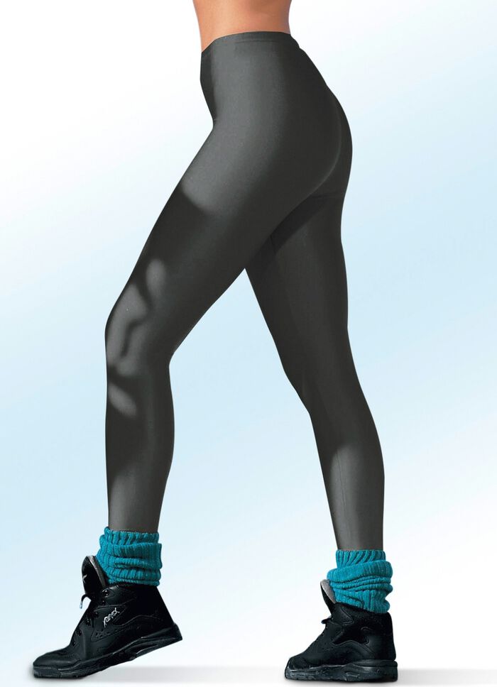 Leggings met glanseffect in 4 kleuren ANTHRAZIT