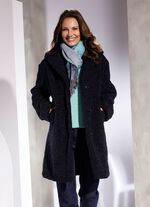 Korte jas met zijzakken 