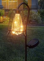 Solarlamp in roestlook 